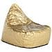 Poltrona Sacco In Poliestere Color Oro Drop - Foto miniatura 16
