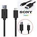 Cavo Usb Type-c Trasferimento Dati Ricarica Nero Originale Sony Ucb30 Bulk - Foto miniatura 1