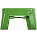 Panchetto Multiuso Armin in Metallo I Sgabello Industriale Impilabile I Sgabello Fisso Urban da Cucina Alt. 46 CM I Carico Max 200 kg Verde - Foto miniatura 5