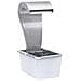 Cascata Da Giardino Argento 52,4x34,2x82 Cm In Acciaio Inox - Foto miniatura 1