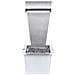 Cascata Da Giardino Argento 52,4x34,2x82 Cm In Acciaio Inox - Foto miniatura 4