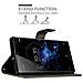 Custodia Compatibile Con Sony Xperia Xz2 In Grigio Fiore - Coperchio Protettivo In Design Floreale Con Chiusura Magnetica, Funzione Stand E Slot Per Carte - Foto miniatura 6