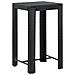 Set Bar Da Giardino 3 Pz Con Cuscini Polyrattan Nero - Foto miniatura 7