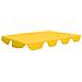 Baldacchino per Dondolo Giardino Giallo 150/130x105/70 cm - Foto miniatura 1