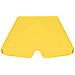Baldacchino per Dondolo Giardino Giallo 150/130x105/70 cm - Foto miniatura 6