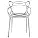 Sedia, Polipropilene Modificato Metallizzato, Set Da 2, Grigio (cromato), 53.5 X 83 X 55 Cm - Foto miniatura 1