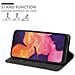 Custodia Compatibile Con Samsung Galaxy A10 In Oro Rosato Nero - Coperchio Protettiva Con Chiusura Magnetica, Funzione Stand E Tasca Per Le Carte - Foto miniatura 3