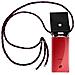 Catena Di Telefoni Cellulari Compatibile Con Asus Zenfone 4 Selfie Pro In Blu Rosso Bianco À Pois - Coperchio Protettivo In Silicone Con Anelli D'argento, Cinturino In Corda E Custodia Staccabile - Foto miniatura 1