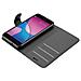 Custodia Compatibile Con Huawei Enjoy 7 In Nero Carbone - Coperchio Protettiva Con Chiusura Magnetica, Funzione Stand E Tasca Per Le Carte - Foto miniatura 7
