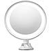 Ad2168 Specchio Da Trucco Con Luce Led 2 Intensità, Ingrandimento 5x, Rotazione A 360° Argento - Foto miniatura 2