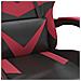 Sedia Gaming Nero E Rosso Vino In Similpelle - Foto miniatura 10