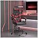 Sedia Gaming Nero E Rosso Vino In Similpelle - Foto miniatura 1