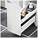 Carrellino Salvaspazio Mensola Nicchia 20cm Con Ruote Organizzatore Bagno Mobiletto Bagno Mobile Porta Carta Igienica Bianco 20x60x75cm Bzr111-w - Foto miniatura 2