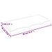 Piano Bagno Marrone 80x40x (2-6) cm Legno Massello Trattato - Foto miniatura 3