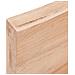 Piano Bagno Marrone 80x40x (2-6) cm Legno Massello Trattato - Foto miniatura 6