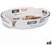 Pirofila Da Forno Quttin Trasparente 3,4 L Vetro Ovale 35,1 X 24,1 X 6,5 Cm (6 Unità) - Foto miniatura 1
