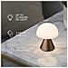 Lampada Da Tavolo Mina Batteria Ricaricabile Led Rosso Scuro Abs - Foto miniatura 2