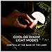 Lampada Da Tavolo Mina Batteria Ricaricabile Led Rosso Scuro Abs - Foto miniatura 3