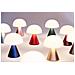 Lampada Da Tavolo Mina Batteria Ricaricabile Led Rosso Scuro Abs - Foto miniatura 4