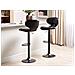 Set Di 2 Sedie Alte Conway Pelle Sintetica Nero - Foto miniatura 1