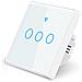 Interruttore A Parete Smart Touch White  3 Gruppi 1 Via - Foto miniatura 1