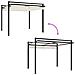 Gazebo Da Giardino Con Tetto Retrattile Crema 3x3m In Alluminio - Foto miniatura 2