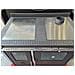 Stufa Cucina Riscaldamento A Legna Piano Cottura In Ghisa Con Forno Struttura In Acciaio Exclusive Inox - Foto miniatura 5
