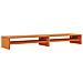 Supporto Monitor Marrone Cera 100x24x13 Cm Legno Massello Pino - Foto miniatura 2