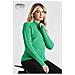 Maglione Dolcevita Da Donna Verde, Taglia M, Calore E Stile - Foto miniatura 2