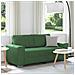 Divano Divanetto Verde giungla 140cm Tessuto di Velluto a Coste - Foto miniatura 2