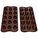 Stampo 15 cioccolatini SCG058 3D Choco Egg in silicone à¸ 23 h 30 mm - Foto miniatura 1