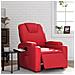 Poltrona Reclinabile Elettrica Rossa in Similpelle - Foto miniatura 2