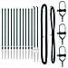 posta per recinzione con picchetto 13 pcs Ø32 mm 180 cm acciaio zincato - Foto miniatura 3