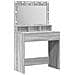 Toeletta  con luci LED Grigio Sonoma 79x41x135 cm - Foto miniatura 1