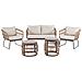 Set Di Copricuscini Per Esterni Ravello Beige - Foto miniatura 2