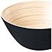 Set Di 3 Ciotole Decorative Bonheur Legno Di Bambù Nero - Foto miniatura 5