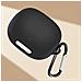 Custodia In Silicone Compatibile Con Anker Soundcore Liberty 4 Pro - Cover Protettiva Black - Foto miniatura 3