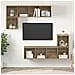Set mobile TV 4 pcs rovere artigianale 37 x 37 x 142.5 cm - Foto miniatura 4