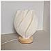 Lampada Da Scrivania Usb Dimmerabile Stampata In 3d Con Base In Legno - Moderna Luce Notturna Da Comodino - Foto miniatura 2