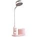 Lampada Da Scrivania Con Proiettore E Porta Penne: Gradiente Rgb, Luminosità Regolabile Pink + White - Foto miniatura 1