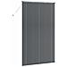 Tenda per Finestra con tende Grigio scuro Alluminio - Foto miniatura 7