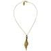 Collana A Catena In Oro Con Pendente A Foglia - Foto miniatura 1