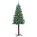 Albero di Natale snodato con 300 LED con supporto Verde 210 cm - Foto miniatura 3