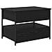 Tavolino da salotto con cassetto Rovere Nero 70 x 50 x 54.5 cm - Foto miniatura 8