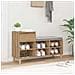 Mobile per scarpe Rovere artigianale 102 x 36 x 60 cm - Foto miniatura 4