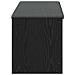 Panca per ingresso con cuscino Rovere Nero 103 x 38 x 45 cm - Foto miniatura 6