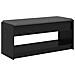Panca per ingresso con cuscino Rovere Nero 103 x 38 x 45 cm - Foto miniatura 7
