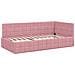 Struttura Letto Angolare con Materasso 2 pcs Grigio Velluto - Foto miniatura 6