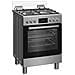 Ariston H6G8LMSAWX cucina libera installazione inox, 60x60cm, piano gas, forno elettrico ventilato, 72Lt, classe A - Foto miniatura 3