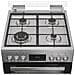 Ariston H6G8LMSAWX cucina libera installazione inox, 60x60cm, piano gas, forno elettrico ventilato, 72Lt, classe A - Foto miniatura 4
